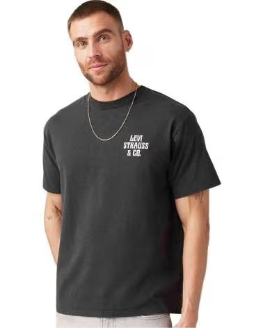 LEVIS LEVI´S MEN´S SHORT SLEEVE GRAPHIC T-SHIRT NEGRO