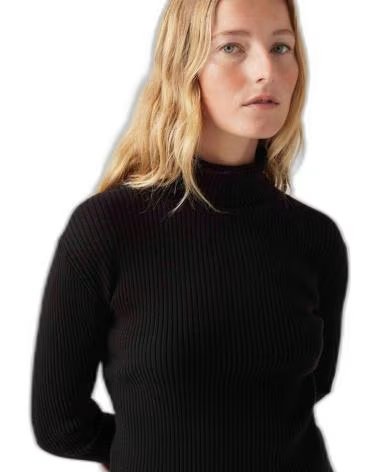LEVIS MAGLIONE LEVI´S A COLLO ALTO DA UOMO IN NERO NEGRO