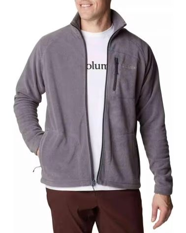 COLUMBIA CASACO POLAR COM FECHO INTEGRAL GRIS
