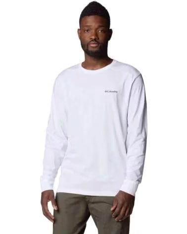 COLUMBIA COLUMBIA MEN´S LONG SLEEVE T-SHIRT BLANCO
