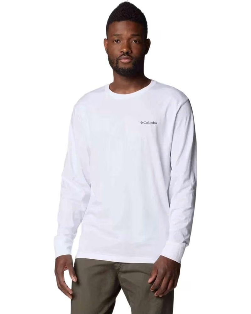 COLUMBIA COLUMBIA MEN´S LONG SLEEVE T-SHIRT BLANCO