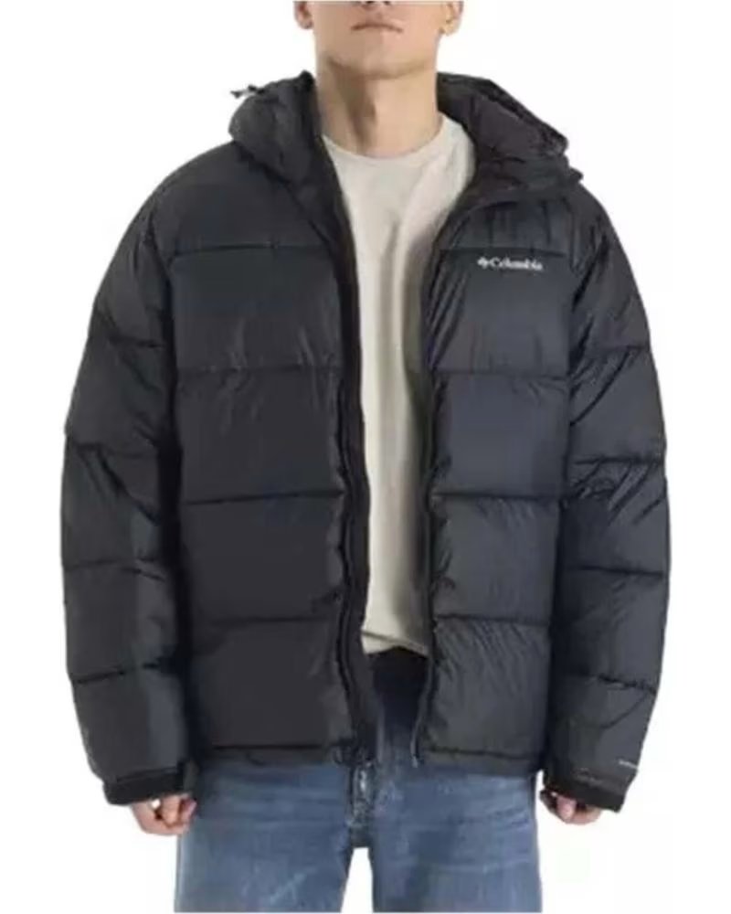 COLUMBIA JAQUETA ACOLCHOADA COM CAPUZ NEGRO