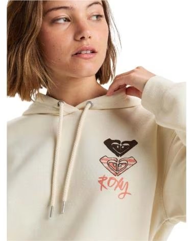ROXY MOLETOM ROXY SURF STOK HOODY TEC0 BEGE FEMININO BEIG