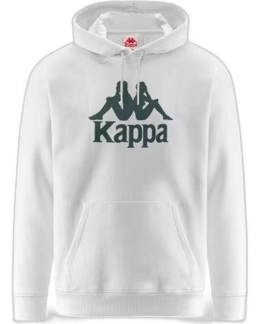 KAPPA SUDADERA CON CAPUCHA EN PARA HOMBRE BLANCO