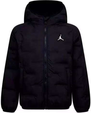JORDAN JORDAN DAUNEN-PUFFERJACKE FÜR KINDER UNISEX - SCHWARZ NEGRO