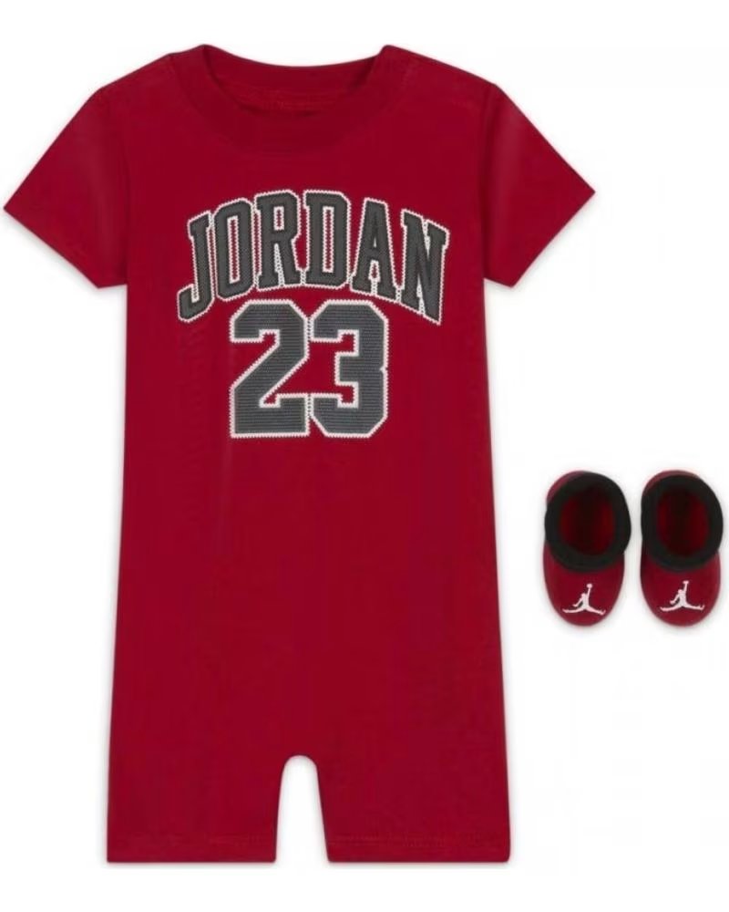 JORDAN COMPLETO NEONATO JORDAN "WHY NOT", ROSSO ROJO
