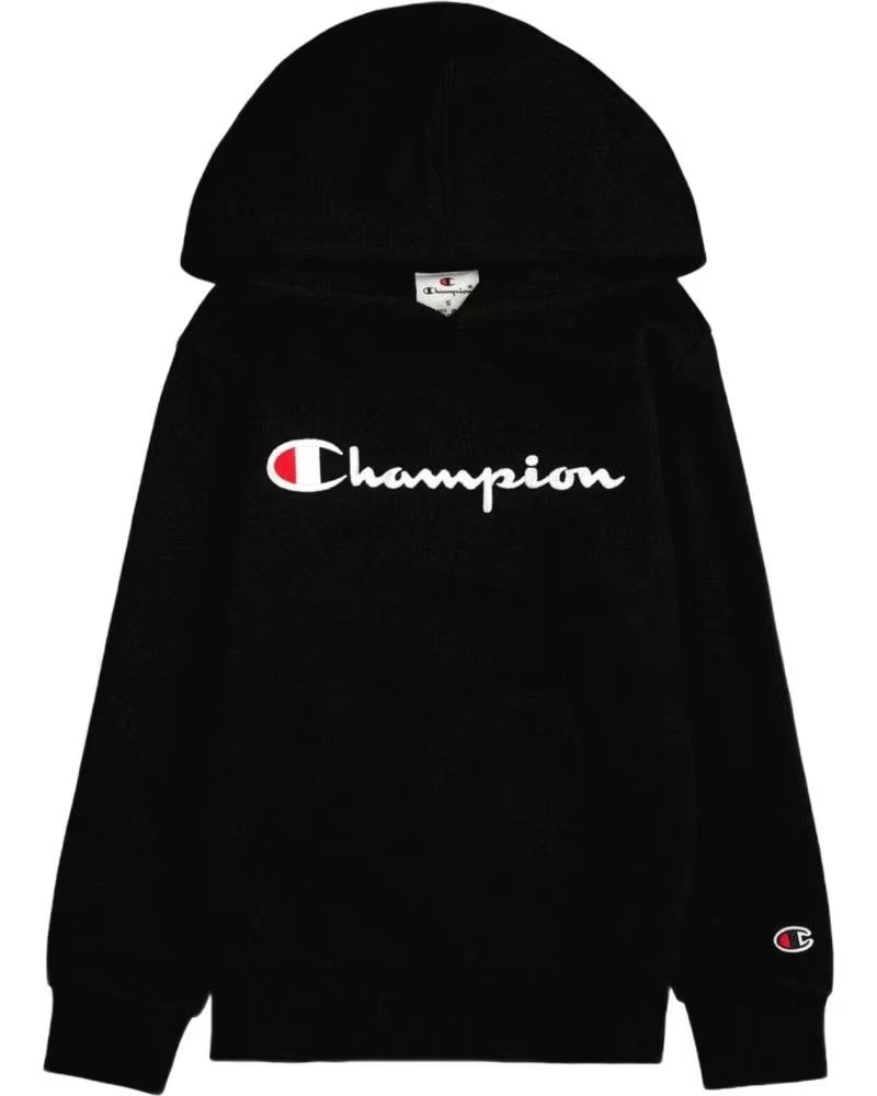 CHAMPION MOLETOM COM CAPUZ CHAMPION UNISSEX PRETO INFANTIL NEGRO