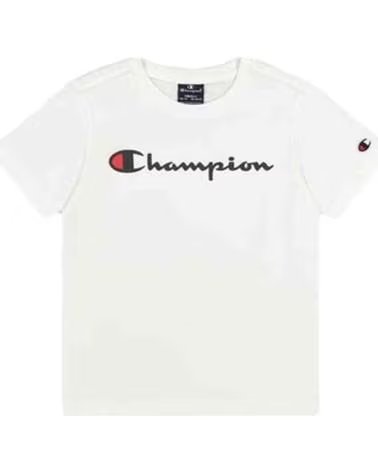 CHAMPION CAMISETA CHAMPION DE MANGA CORTA PARA NIÑOS BLANCO