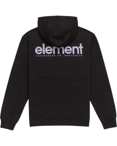 ELEMENT FELPA CON CAPPUCCIO ELEMENT NERA DA UOMO NEGRO