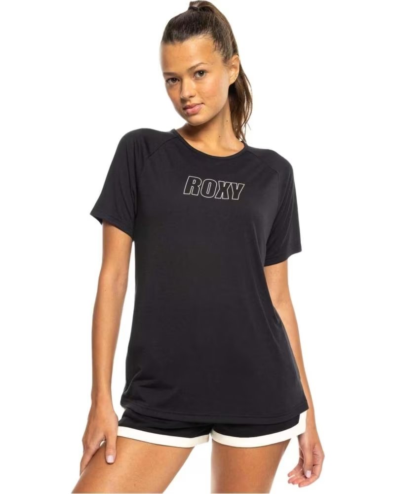 ROXY ROXY EVD FLOW TEE T-SHIRT FÜR DAMEN NEGRO