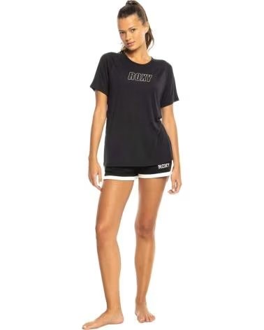 ROXY ROXY EVD FLOW TEE T-SHIRT FÜR DAMEN NEGRO