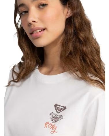 QUIKSILVER QUIKSILVER NOON OCEAN ART WEISSES T-SHIRT FÜR DAMEN BLANCO