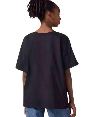 LEVIS LEVI´S KURZARM-T-SHIRT MIT ROSEN-AUFDRUCK FÜR MÄDCHEN NEGRO