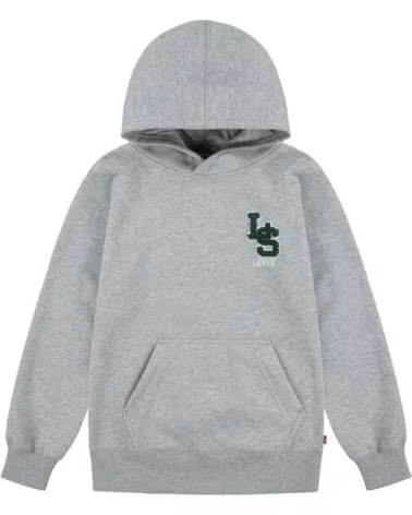 LEVIS FELPA CON CAPPUCCIO UNISEX LEVIS PER BAMBINI GRIS