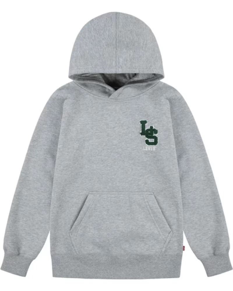 LEVIS FELPA CON CAPPUCCIO UNISEX LEVIS PER BAMBINI GRIS