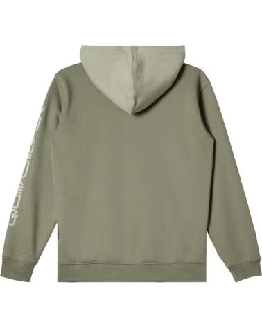 QUIKSILVER SUDADERA CON CAPUCHA EN PARA NINOS UNISEX VERDE