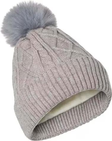 JOLUVI BONNET JOLUVI UNISEXE GRIS AVEC POMPON GRIS