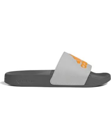 TONGS ADIDAS ADILETTE SHOWER GRIS ORANGE GRIS