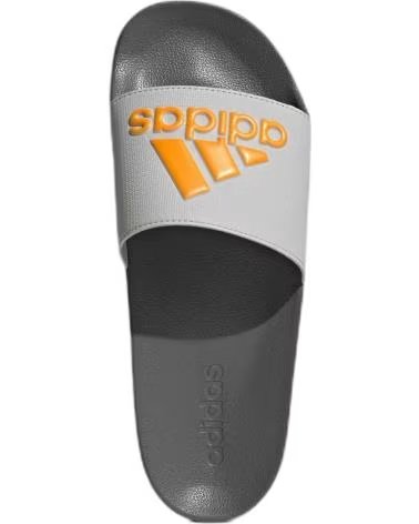 TONGS ADIDAS ADILETTE SHOWER GRIS ORANGE GRIS