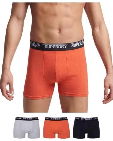 SUPERDRY SUPERDRY HERREN BOXER BRIEFS 3ER-PACK MULTICOLOR