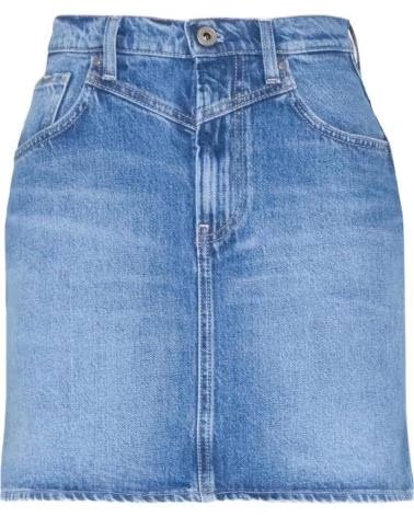 PEPE JEANS PEPE JEANS WOMEN´S BLUE DENIM SKIRT AZUL