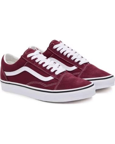 VANS OFF THE WALL VANS OLD SKOOL SNEAKER FÜR HERREN IN ROT ROJO