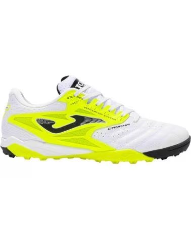 JOMA SCARPE DA CALCETTO JOMA DA UOMO - BIANCO E GIALLO FLUO AMARILLO
