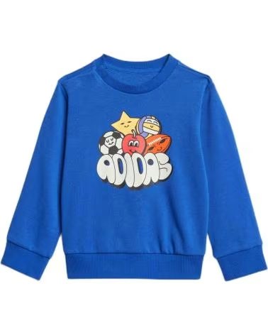 ADIDAS CONJUNTO ADIDAS ESTAMPADO PARA CRIANÇAS AZUL