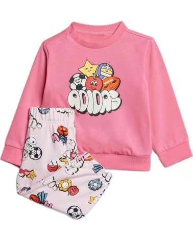 ADIDAS COMPLETO SPORTIVO ADIDAS ROSA PER BAMBINA ROSA