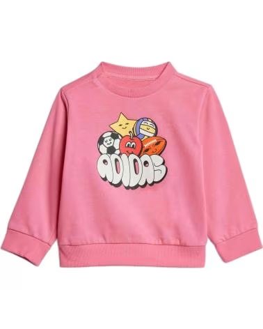 ADIDAS COMPLETO SPORTIVO ADIDAS ROSA PER BAMBINA ROSA