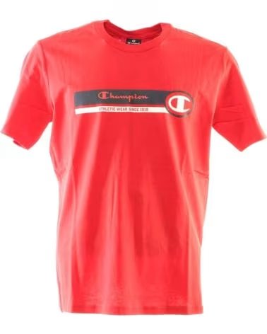 CHAMPION T-SHIRT À MANCHES COURTES CHAMPION POUR HOMME ROJO
