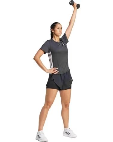 ADIDAS CAMISETA ADIDAS RUN FAST MANGA CURTA FEMININA PRETA NEGRO