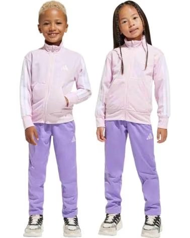 ADIDAS CONJUNTO DE DOS PIEZAS CON CIERRE FRONTAL ROSA