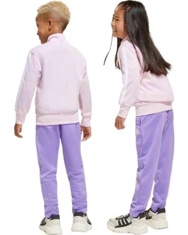 ADIDAS CONJUNTO DE DOS PIEZAS CON CIERRE FRONTAL ROSA