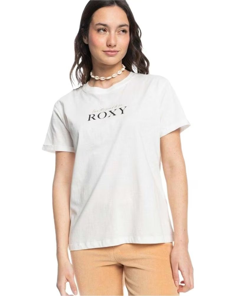 ROXY CAMISETA ROXY MODELO NOON OCEAN TEES MNF0 BRANCA VIOLETA