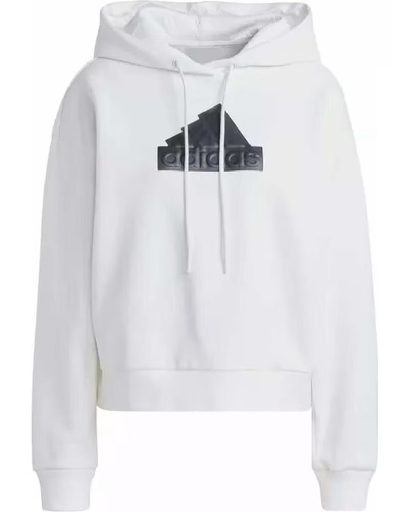 ADIDAS SWEAT À CAPUCHE ADIDAS FUTURE ICONS BOS FEMME BLANC BLANCO