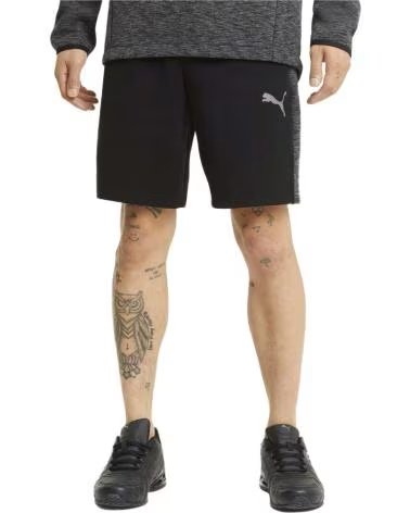 PUMA PANTALONI CORTI DA ALLENAMENTO PUMA EVOSTRIPE DA UOMO NEGRO