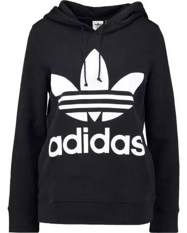 ADIDAS SUDADERA CON CAPUCHA EN PARA MUJER NEGRO