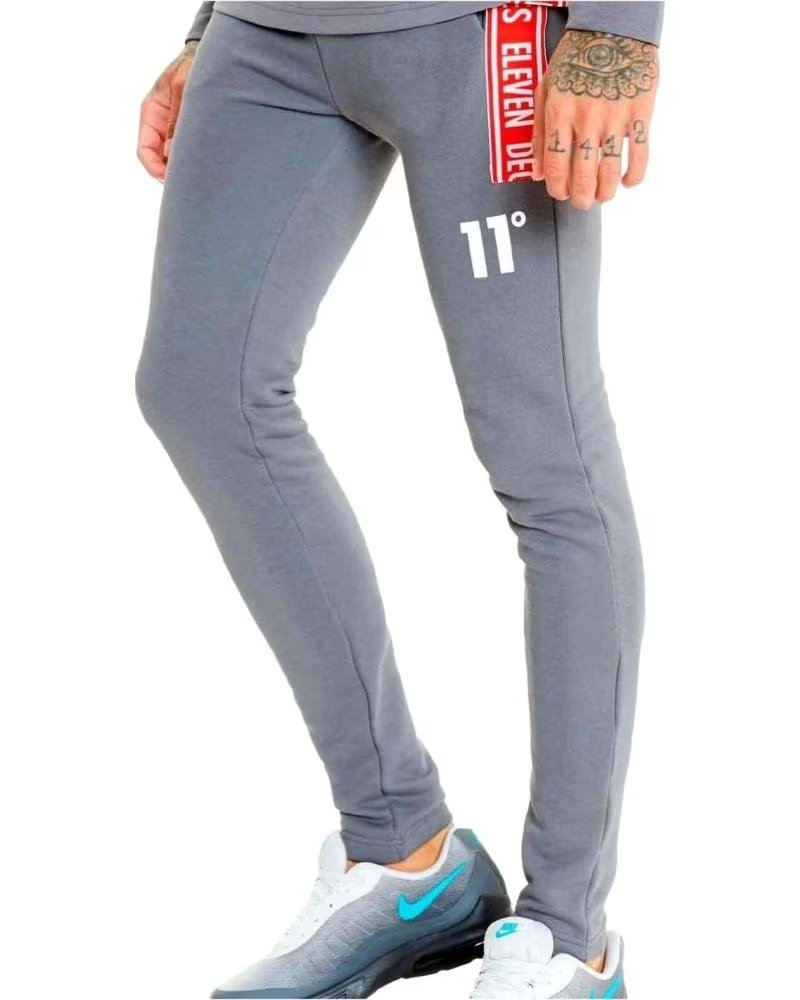 11 DEGREES JOGGING AJUSTÉ 11 DEGREES TAPED AVEC LOGO GRIS