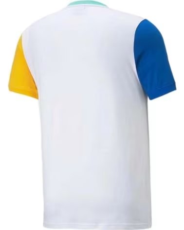 PUMA CAMISETA PUMA CLASSICS BLOCK TEE BLANCA Y MULTICOLOR BLANCO