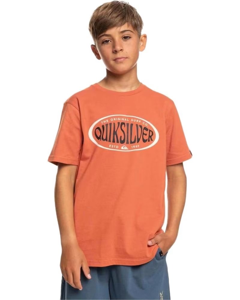QUIKSILVER CAMISETA DE MANGA CORTA EN PARA NINOS NARANJA