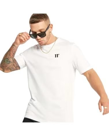 11 DEGREES 11 DEGREES WHITE BACK GRAPHIC MODEL T-SHIRT BLANCO