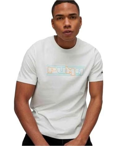 PUMA T-SHIRT PUMA SWXP GRAPHIC TEE UNISEXE BLANC BLANCO