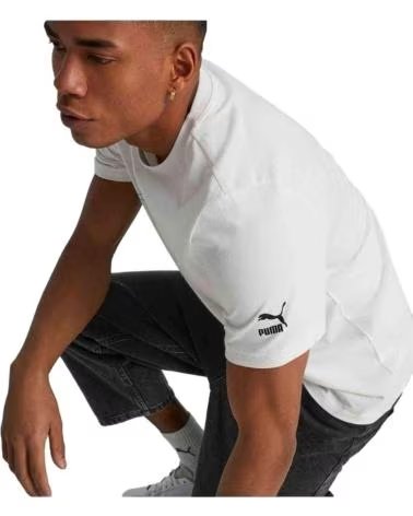 PUMA T-SHIRT PUMA SWXP GRAPHIC TEE UNISEXE BLANC BLANCO