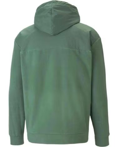 PUMA VESTE À CAPUCHE PUMA RAD-CAL POLAR FLEECE HALF-ZIP VERTE VERDE