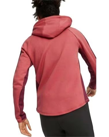 PUMA JAQUETA PUMA EVOSTRIPE WINTERIZED COM ZÍPER COMPLETO MASCULINA ROJO