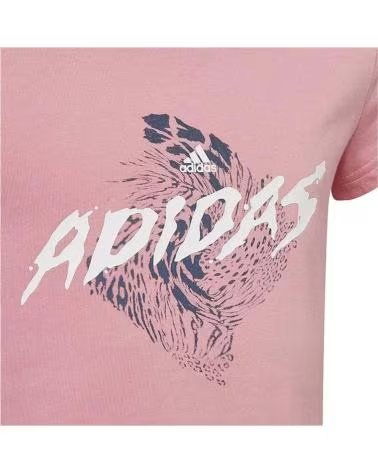 Sapatilhas de Menina e Menino ADIDAS CAMISETA ESPORTIVA ADIDAS G 3BAR G T JUNIOR ROSA ROSA
