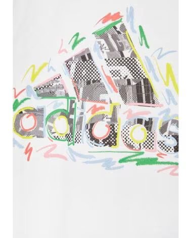 ADIDAS ADIDAS K PRIDE TEE T-SHIRT FOR KIDS WHITE BLANCO