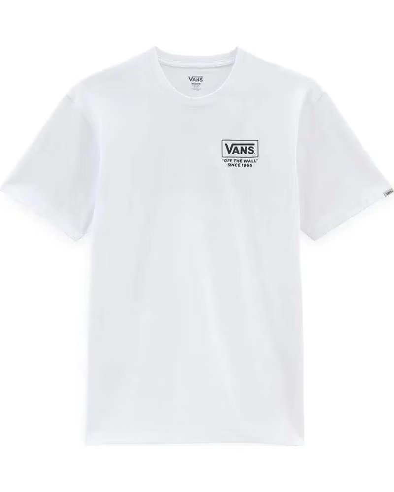 VANS OFF THE WALL CAMISETA VANS OFF THE WALL DE MANGA CURTA MASCULINA BLANCO
