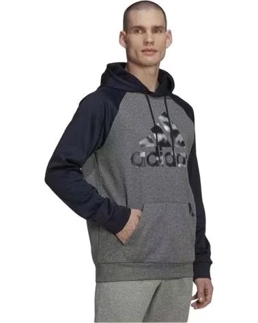 ADIDAS FELPA CON CAPPUCCIO ADIDAS M GG BOS NOV HD DA UOMO GRIS